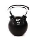 Muscle Power Rubberen Kettlebell - Zwart - 20 kg - Hoofdafbeelding