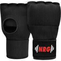 NRG Fitness Gel Binnenhandschoenen met Bandage - Zwart - Hoofdafbeelding