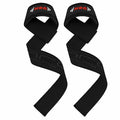 NRG Fitness Lifting Straps - Deadlift Straps - Deluxe Zwart - Hoofdafbeelding