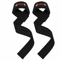 NRG Fitness Lifting Straps - Deadlift Straps - Deluxe Zwart - Hoofdafbeelding