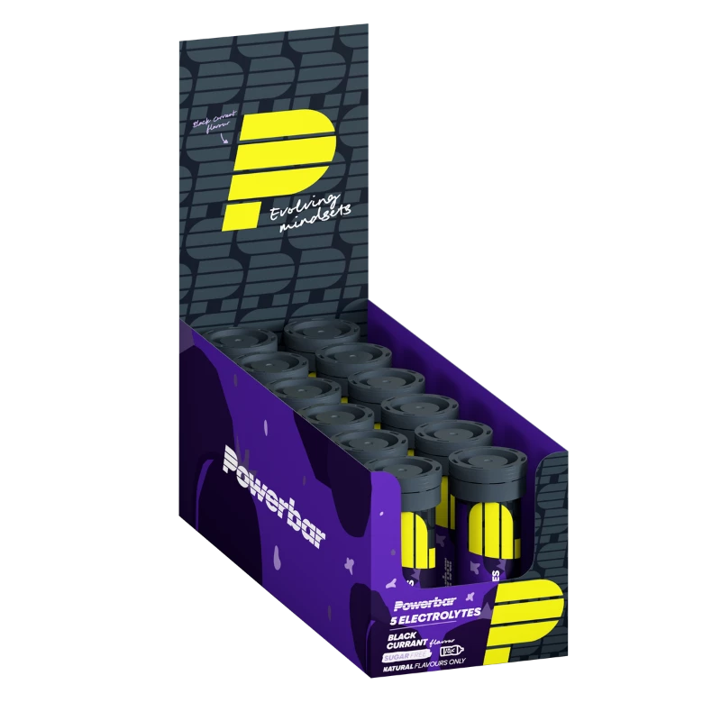 Powerbar Electrolyte Tabs - 12 x 10 Tabletten - Zwarte Bes - Hoofdafbeelding