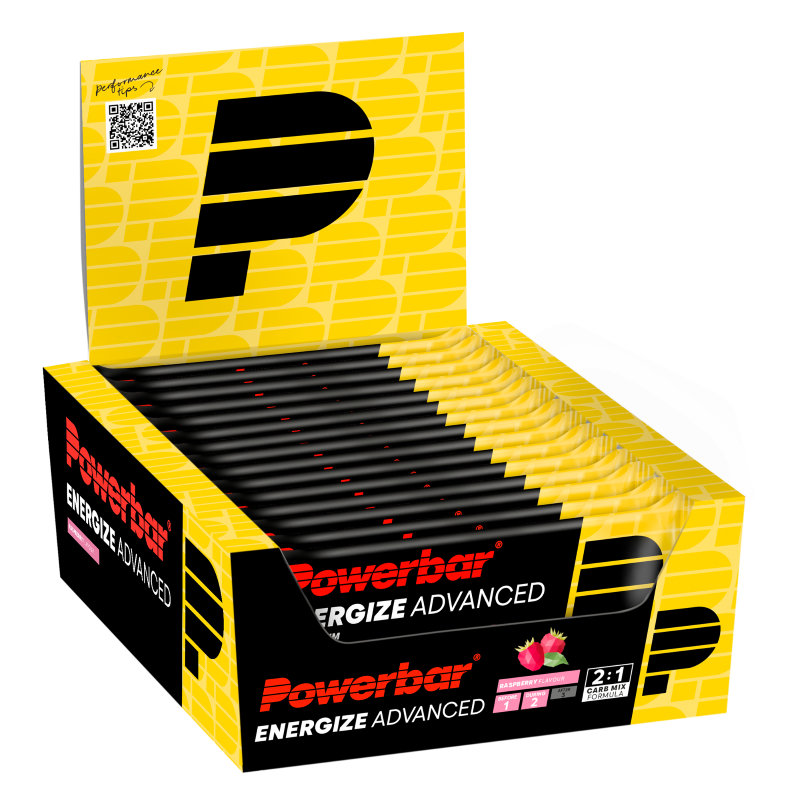 Powerbar Energize Advanced Bar - 15 x 55 gr - Framboos - Hoofdafbeelding
