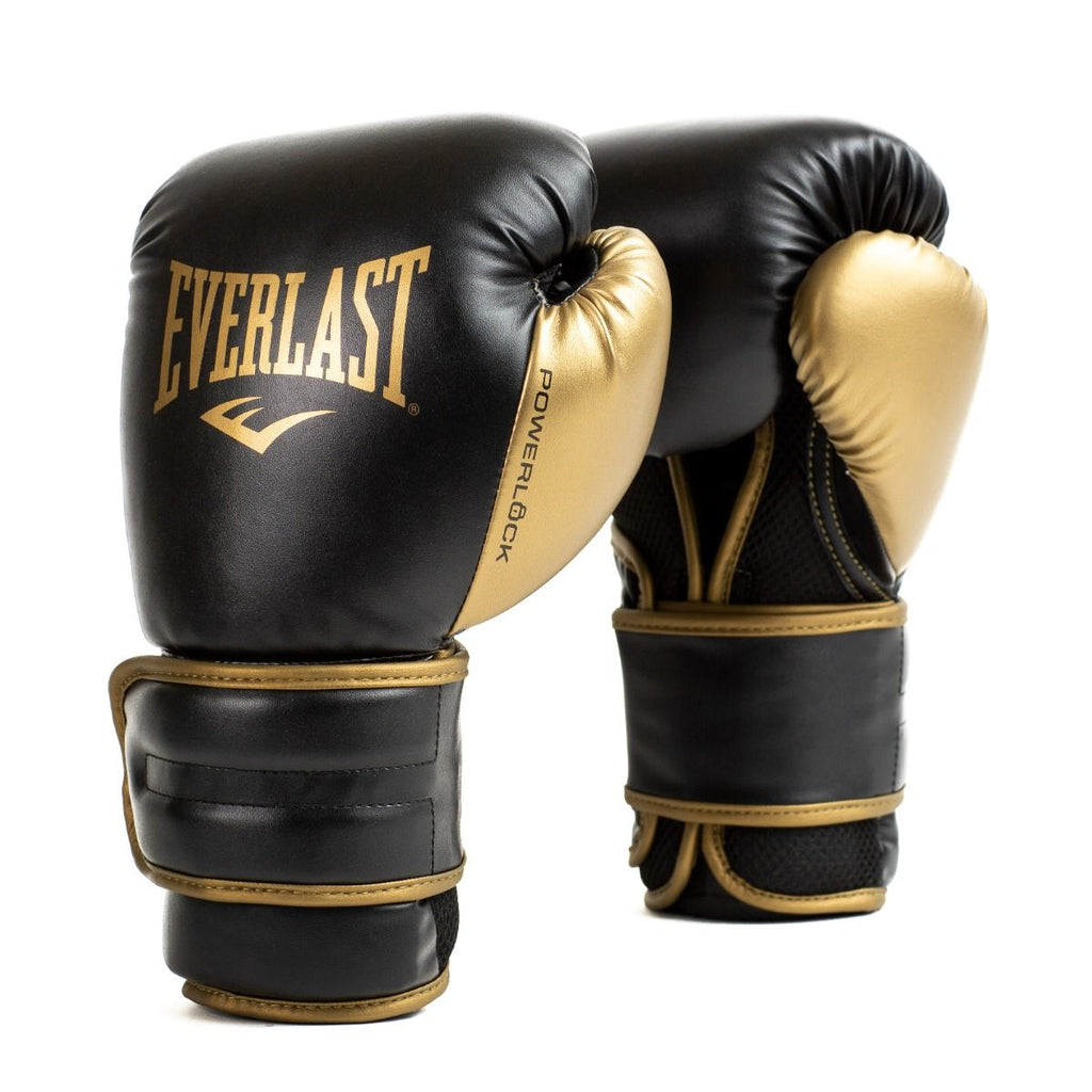 Everlast Powerlock 2R Bokshandschoenen - Zwart/Goud - Hoofdafbeelding