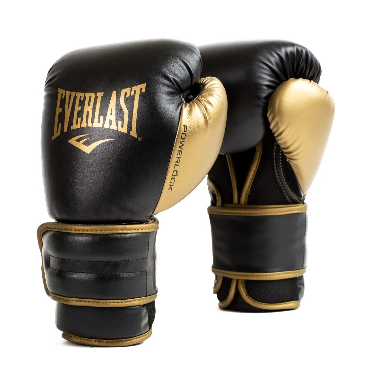 Everlast Powerlock 2R Bokshandschoenen - Zwart/Goud - Hoofdafbeelding