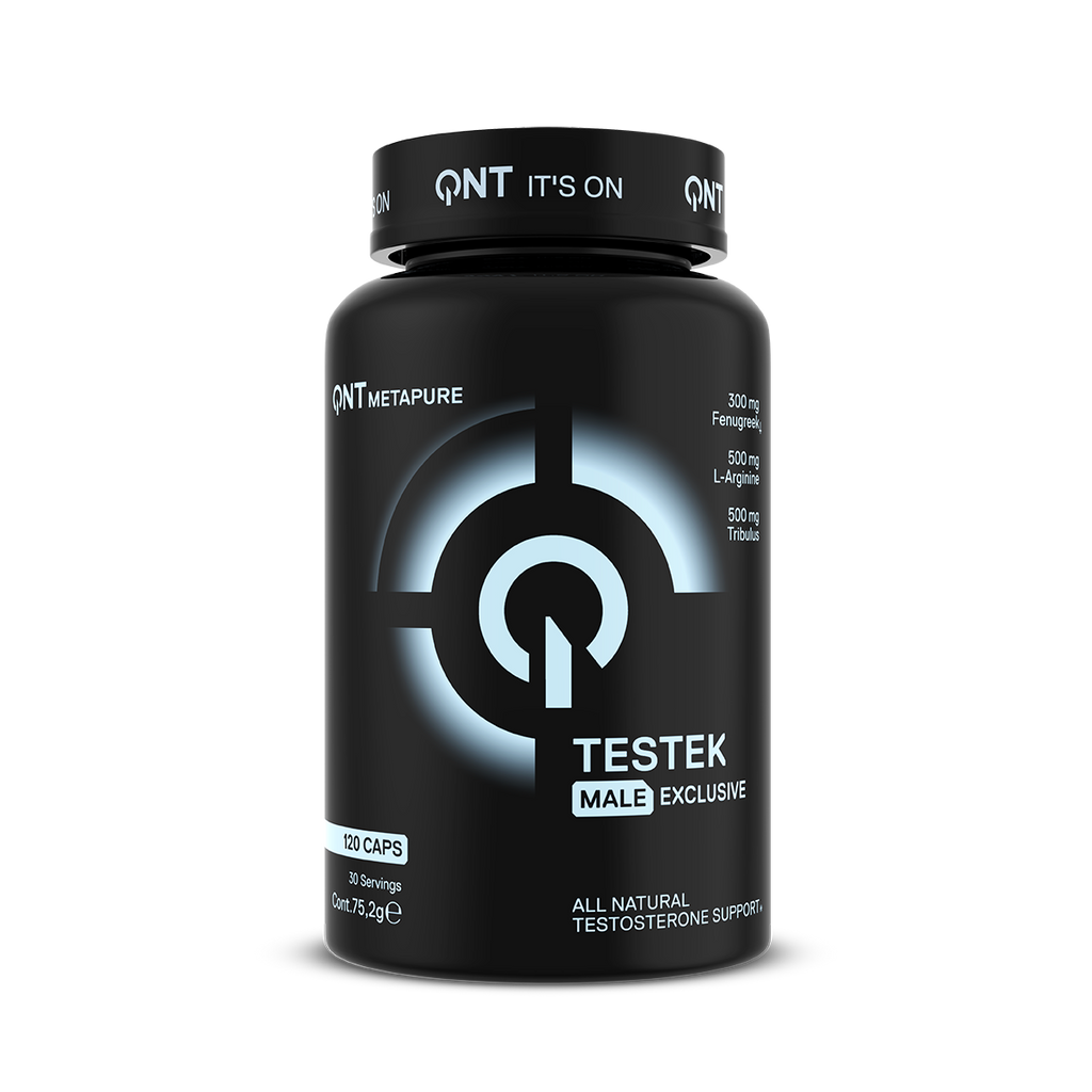 QNT Testek - Natuurlijke Testosteron Booster - 120 Capsules - Vooraanzicht