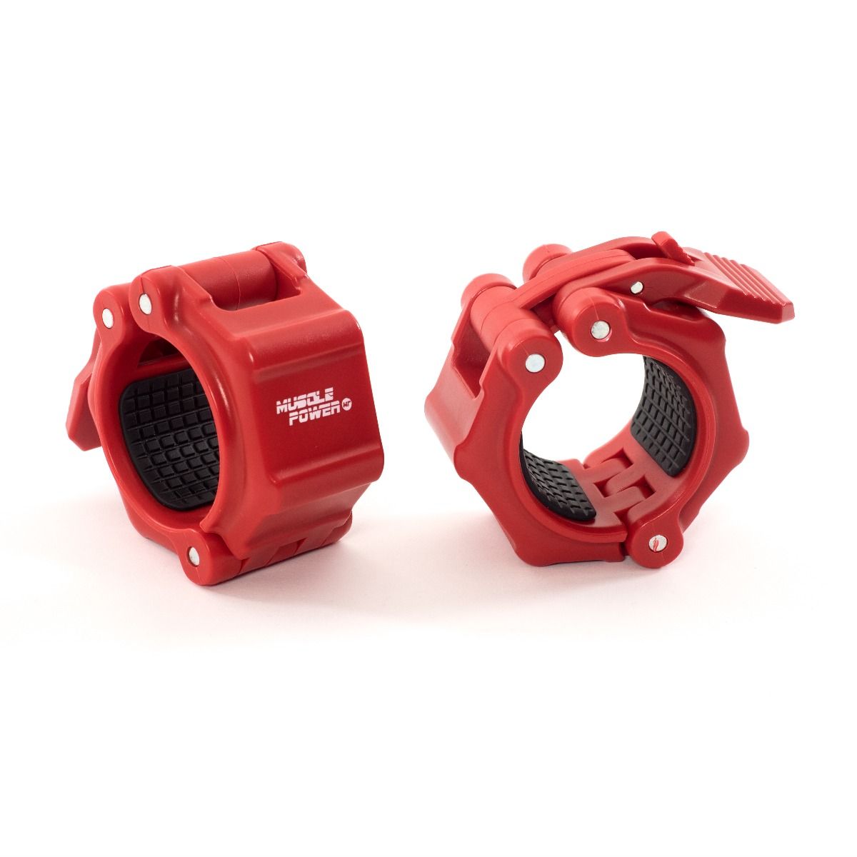 Muscle Power Olympische Quick Lock Collar Set - Rood - Hoofdafbeelding