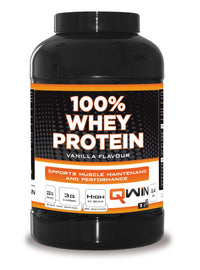 QWIN 100% Whey Protein Vanille - 2400 gr - Productafbeelding