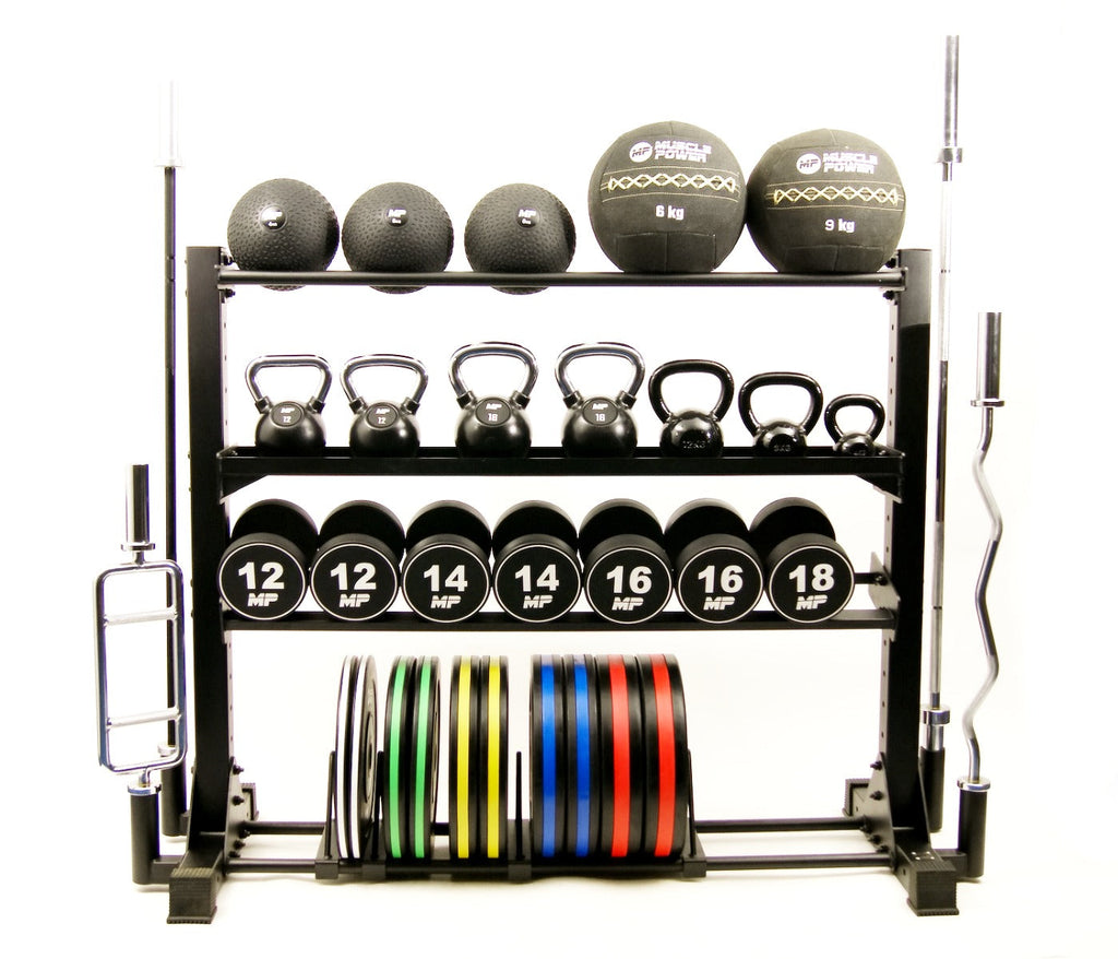 Muscle Power Multi Opbergrek - Opbergsysteem - Zwart - Hoofdafbeelding