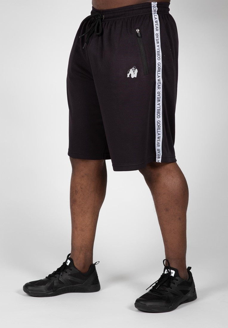 Gorilla Wear Reydon Mesh Shorts 2.0 - Zwart - Hoofdafbeelding
