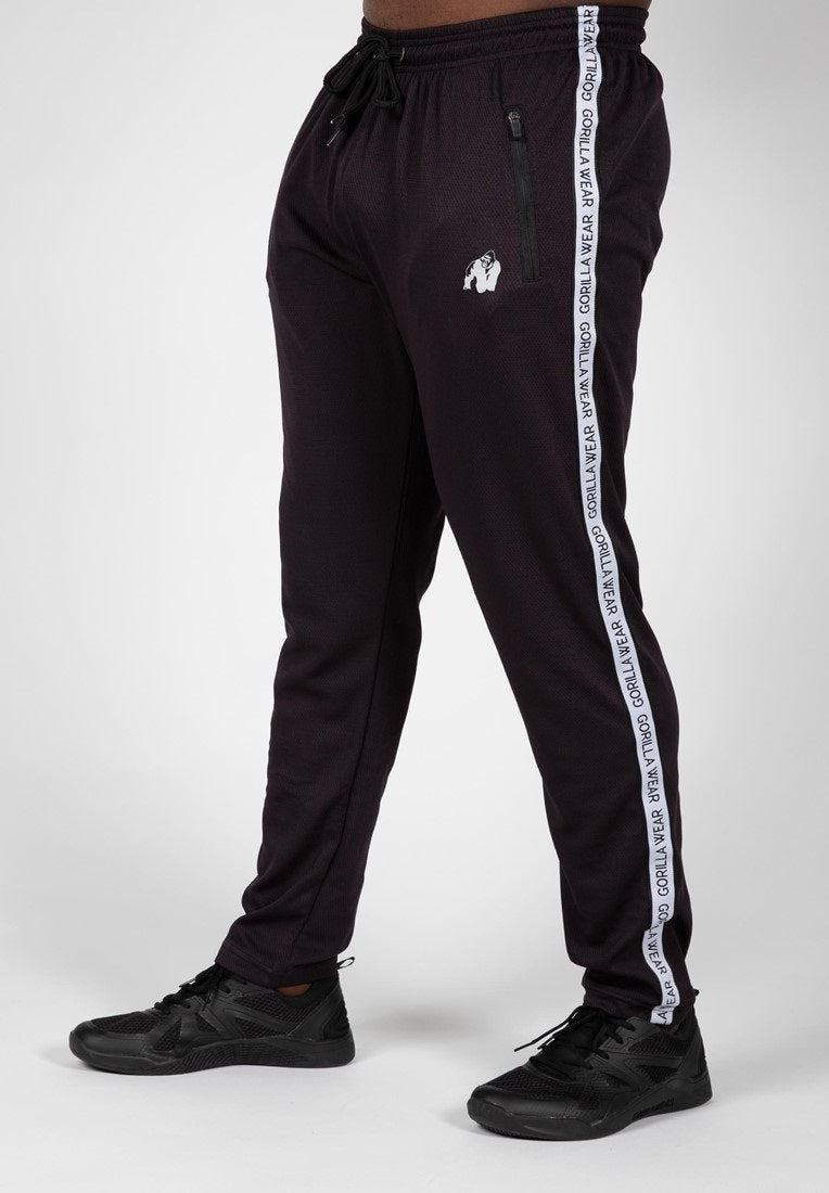Gorilla Wear Reydon Mesh Trainingsbroek 2.0 - Zwart - Hoofdafbeelding