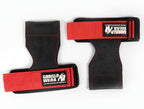 Gorilla Wear Lifting Grips - Zwart/Rood - Hoofdafbeelding