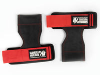 Gorilla Wear Lifting Grips - Zwart/Rood - Hoofdafbeelding