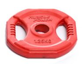 Muscle Power Aerobics Halterschijf - 30 mm - 1.25 kg - Rood - Per stuk - Hoofdafbeelding