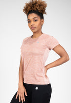 Gorilla Wear Monetta Performance T-Shirt - Zalmroze - Hoofdafbeelding