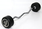 Muscle Power Vaste Curl Halterstang Rubber - 40 kg - Hoofdafbeelding
