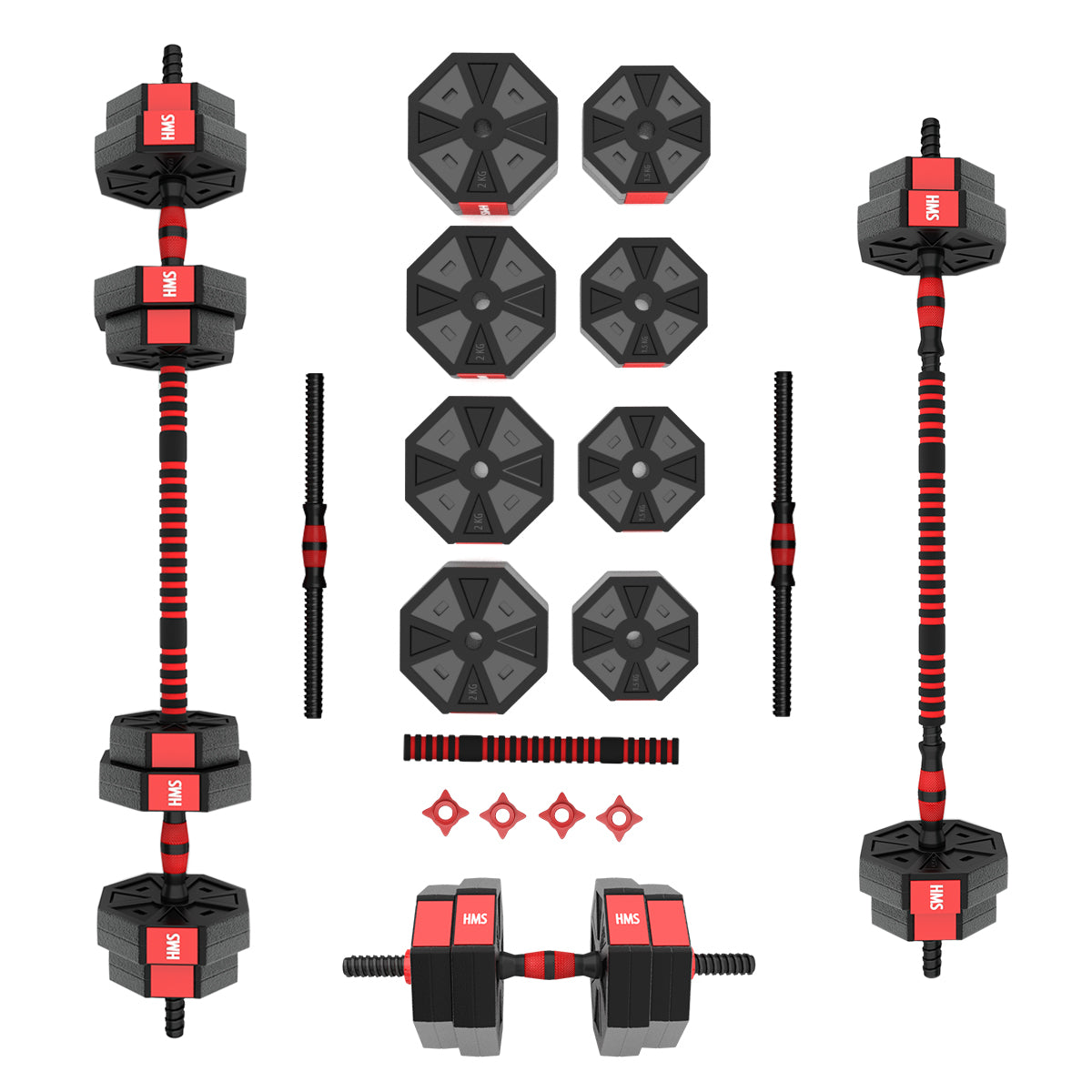 HMS Verstelbare Halter en Dumbbell Set - 15 kg - Hoofdafbeelding