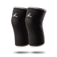 Reeva Powerlifting Knee Sleeves - Knie Bandages - 7 mm - Grijs - Hoofdafbeelding