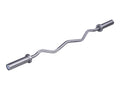 Lifemaxx Olympic EZ Bar Curlstang - Geborsteld Staal - 120 cm - Productafbeelding