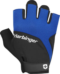 Harbinger Training Grip 2.0 Unisex Fitness Handschoenen - Blauw - Vooraanzicht
