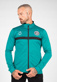 Gorilla Wear Vernon Trainingsjas - Groen/Blauw - Hoofdafbeelding