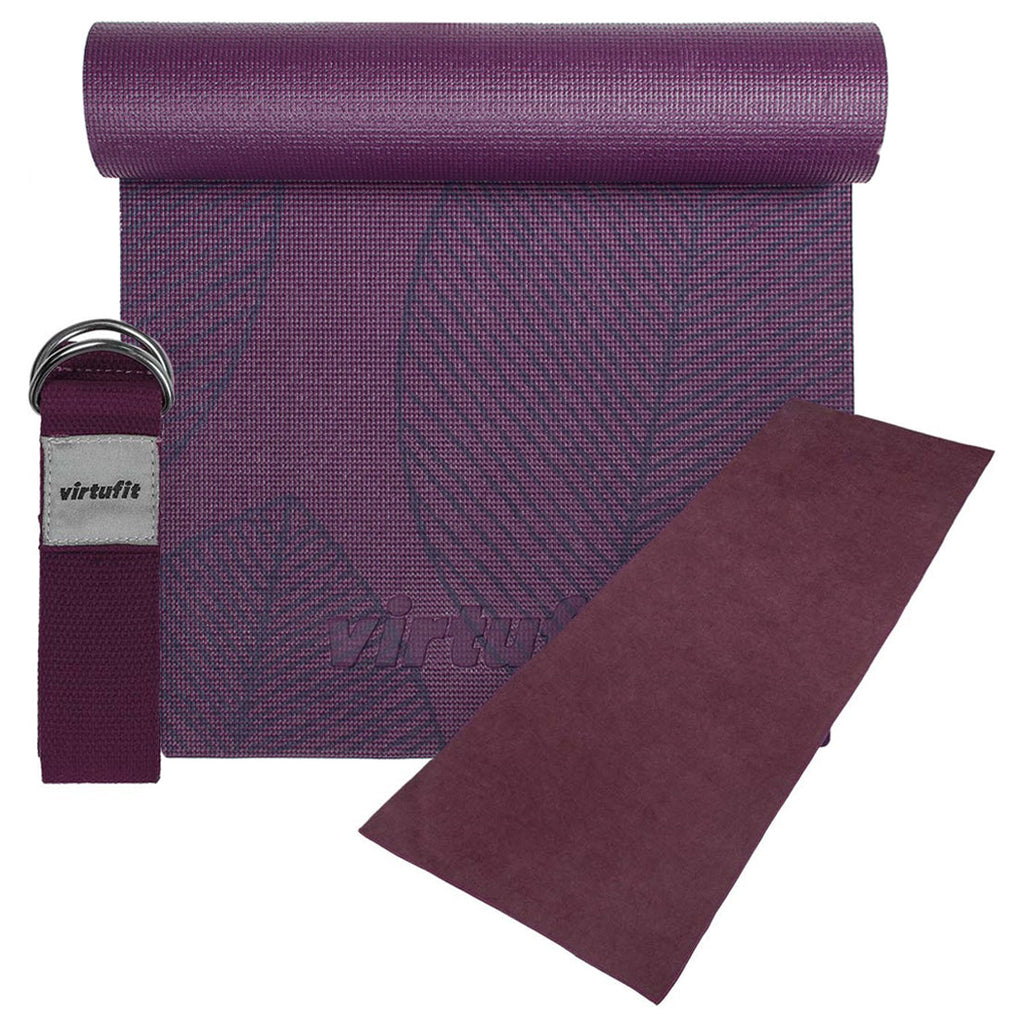 VirtuFit Premium Yoga Kit - 3-Delig - Mulberry - Hoofdafbeelding