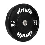 VirtuFit Bumper Plate - Olympische Halterschijf van Rubber - 50 mm - 15 kg - Hoofdafbeelding