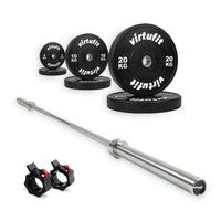 VirtuFit Olympische Bumper Plate Halterset - 90 kg - Hoofdafbeelding