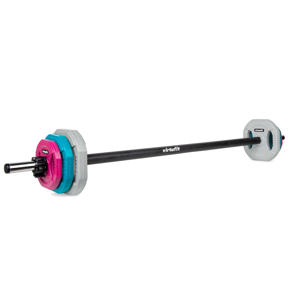 VirtuFit Aerobic Pump Set Pro Rubber - 20 kg - Gekleurd - Hoofdafbeelding