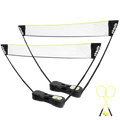 VirtuFit 2-in-1 Portable Badminton- en Tennisset - Inclusief koffer en rackets - Hoofdafbeelding