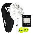 VirtuFit Hybrid Padel Set - Wit - Grijs - Hoofdafbeelding