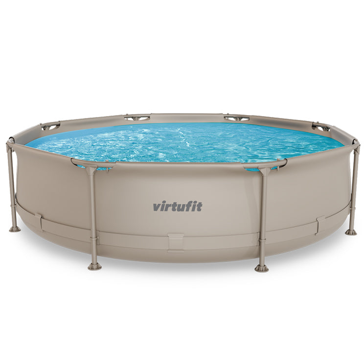 VirtuFit Rond Zwembad - Ø305 x 76 cm - Beige - Hoofdafbeelding