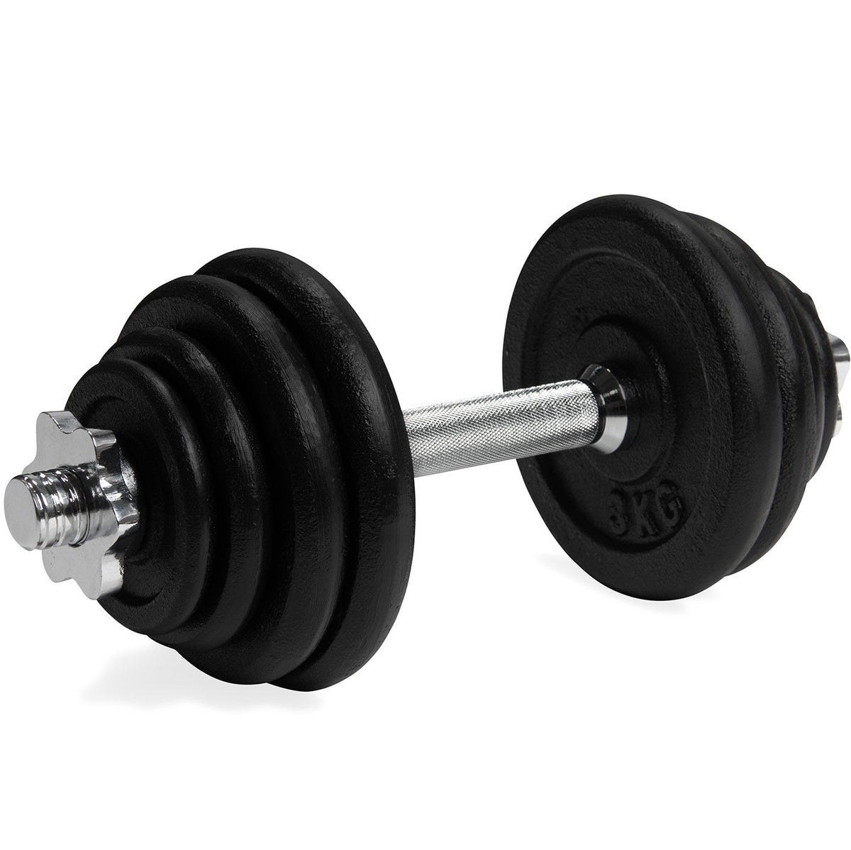 VirtuFit Verstelbare Dumbbellset Pro - Halterset - Gietijzer - 1 x 15 kg - Hoofdafbeelding