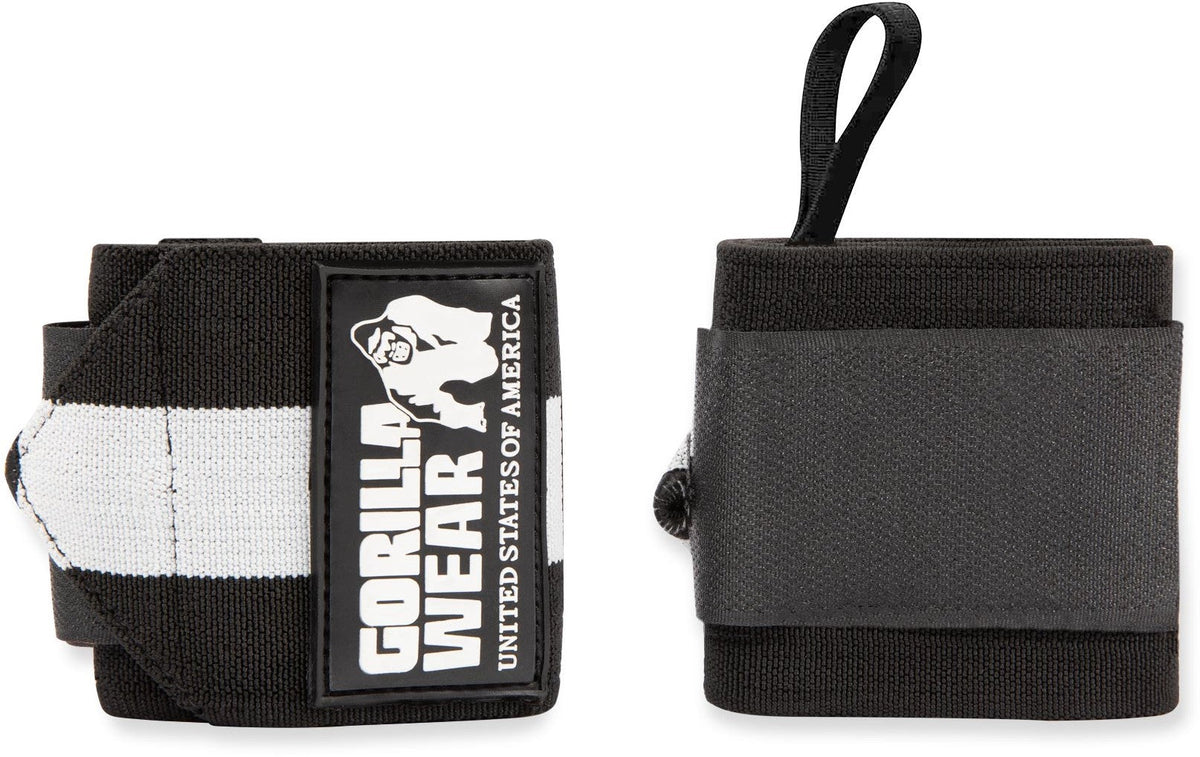 Gorilla Wear Wrist Wraps Ultra - Zwart/Wit - Hoofdafbeelding