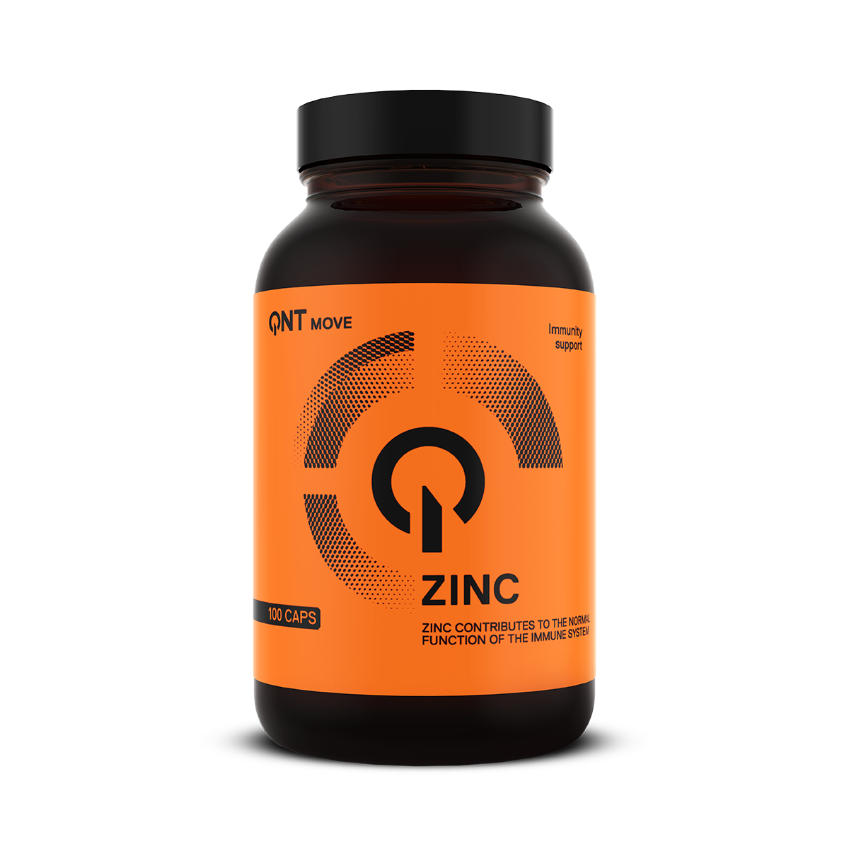 QNT Zinc - Zink - 100 Capsules - Vooraanzicht
