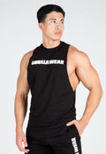 Gorilla Wear Milo Drop Armhole Tank Top - Zwart - Hoofdafbeelding
