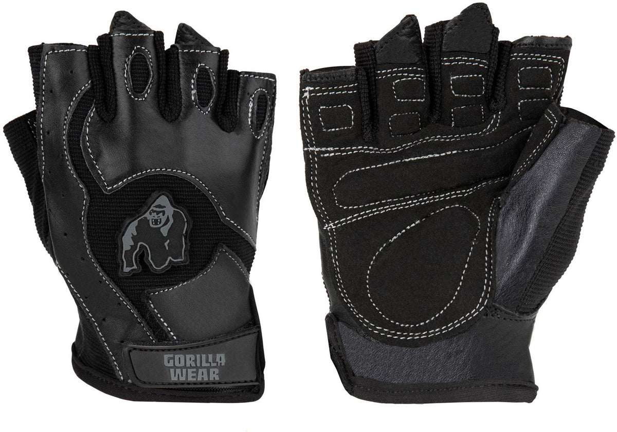 Gorilla Wear Mitchell Training Gloves - Fitness Handschoenen - Zwart - Hoofdafbeelding