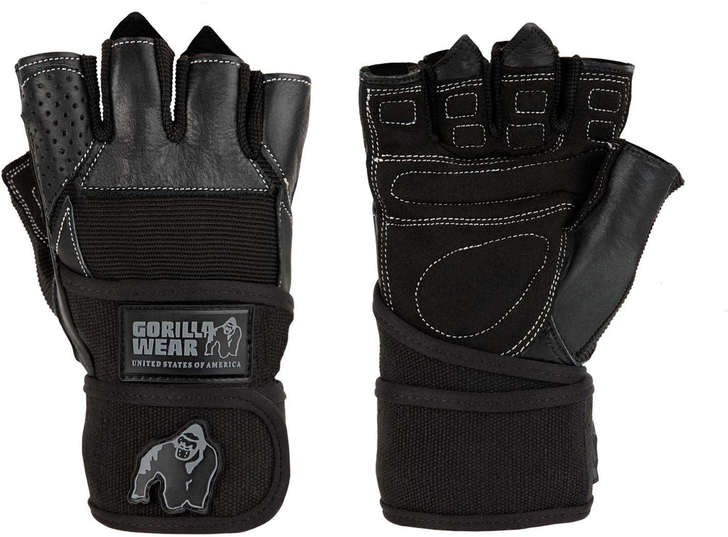 Gorilla Wear Dallas Wrist Wrap Handschoenen - Fitness Handschoenen - Zwart - Hoofdafbeelding
