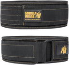 Gorilla Wear Halterriem - 4 Inch Nylon Lifting Belt - Zwart/Goud - Hoofdafbeelding