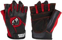 Gorilla Wear Mitchell Training Gloves - Fitness Handschoenen - Zwart/Rood - Hoofdafbeelding