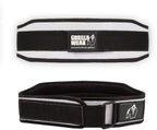 Gorilla Wear Halterriem - 4 Inch Dames Lifting Belt - Zwart/Wit - Hoofdafbeelding