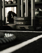 Centr x HYROX Perform Turf - 2 banen met eind zones - met logo - Logo