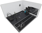 Centr x HYROX Perform Turf - 2 banen met eind zones - zonder logo - Logo