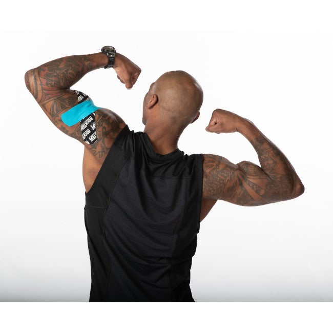 RockTape Classic Kinesiotape - Sporttape - 5 cm x 5 m - Tijger - In gebruik
