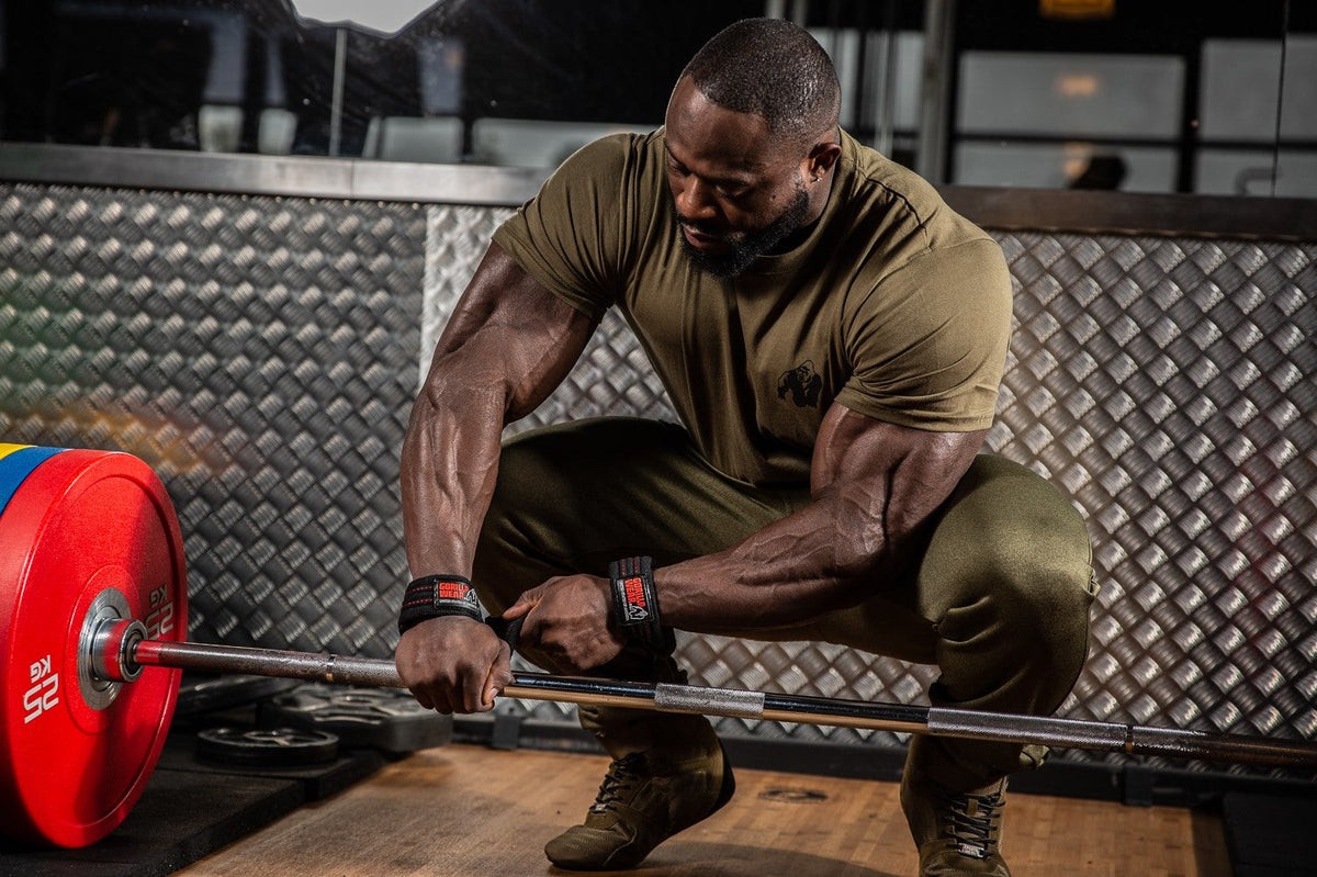 Gorilla Wear Hardcore Lifting Straps - Sfeerafbeelding