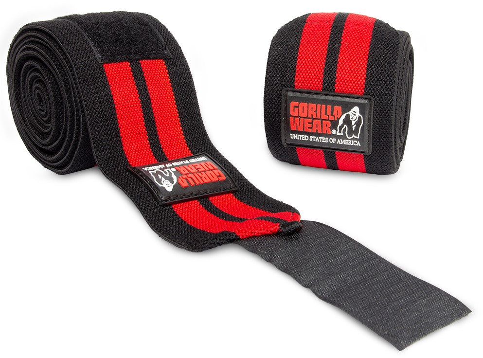 Gorilla Wear Knee Wraps - Zwart/Rood - Afbeelding 5