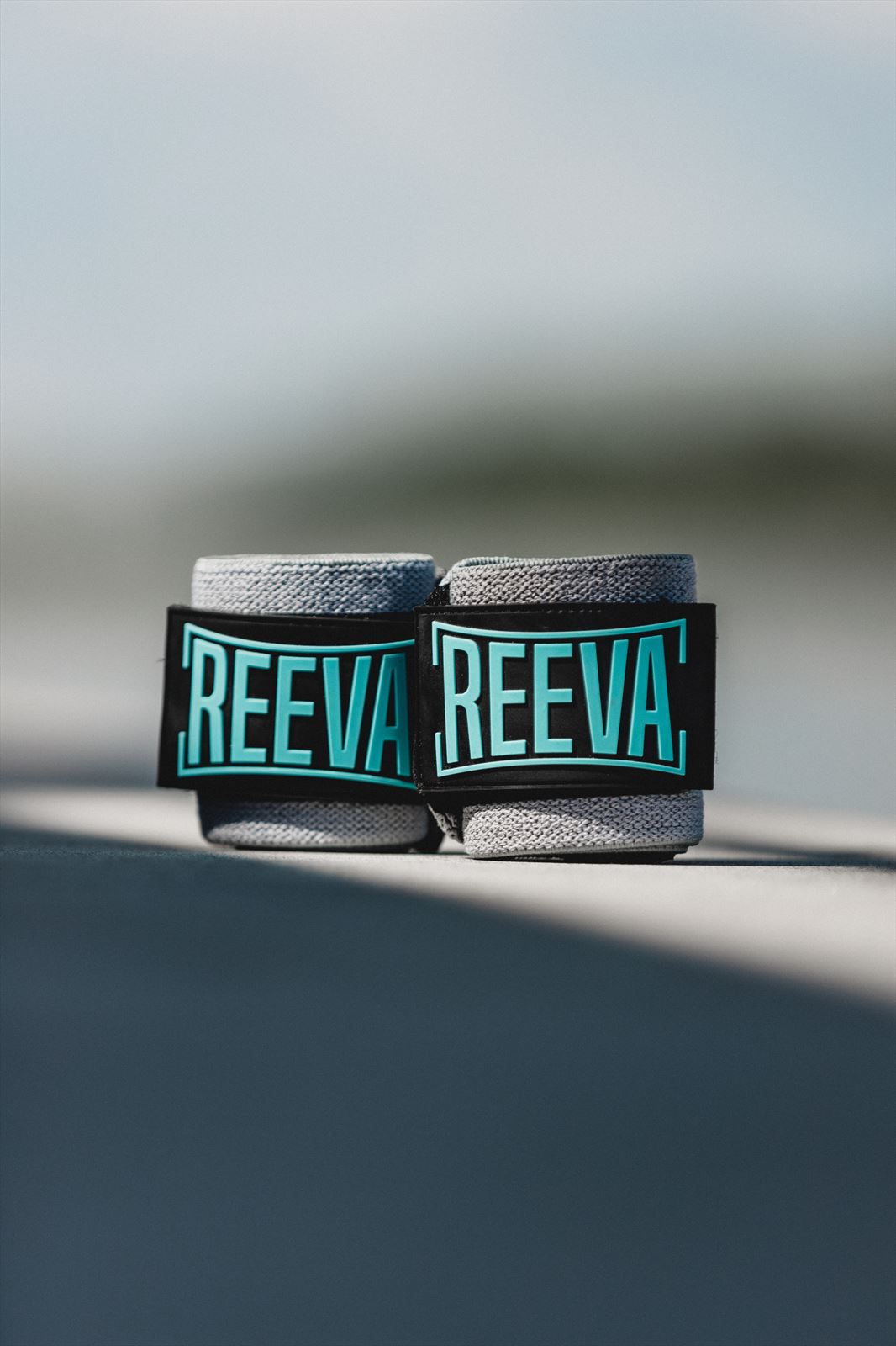 Reeva Wrist Wraps - Blauw - In gebruik