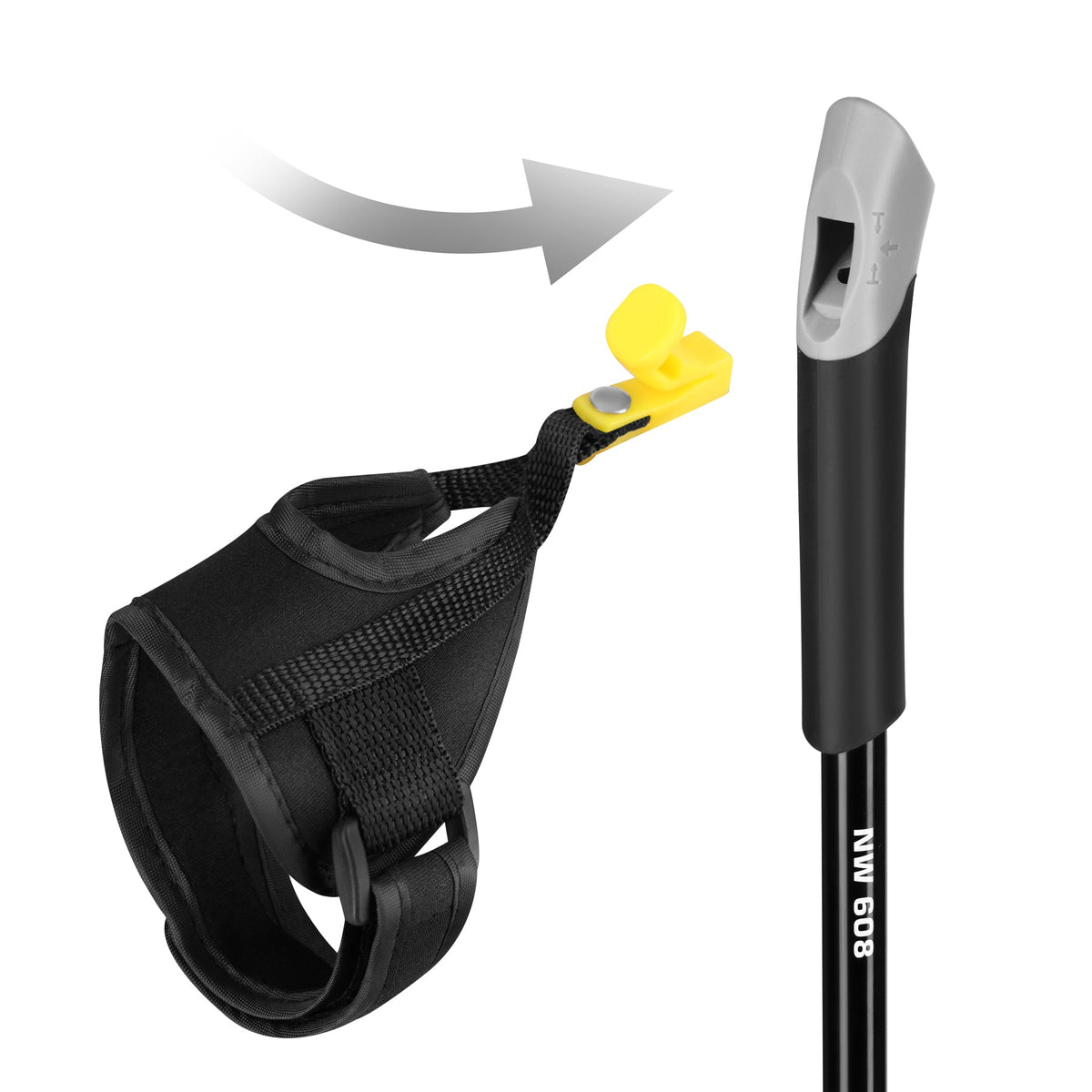 NILS Nordic Walking Stokken - Detail