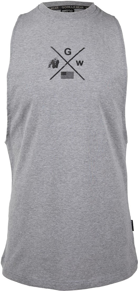 Gorilla Wear Cisco Tank Top - Grijs/Zwart - Afbeelding 6
