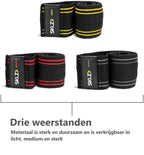 SKLZ Pro Knit Mini Band - Sterk - In gebruik