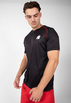 Gorilla Wear Performance T-Shirt - Zwart/Rood - Afbeelding 5